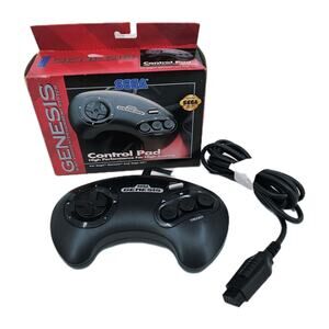 OEM SEGA GENESIS MK-1650 3 BUTTON CONTROLLER NEW IN ORIGINAL BOX